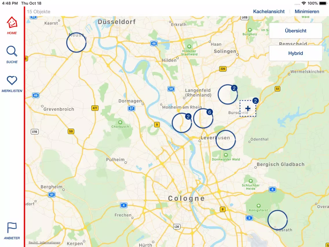 AKZEPTA Immobilien Leverkusen iPad  स्क्रीनशॉट