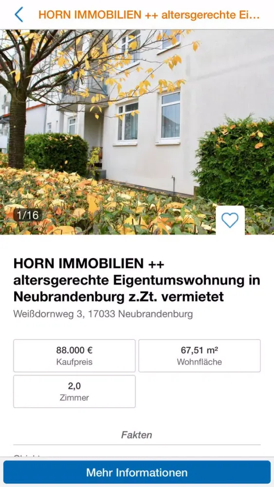 HORN IMMOBILIEN GmbH Screenshots