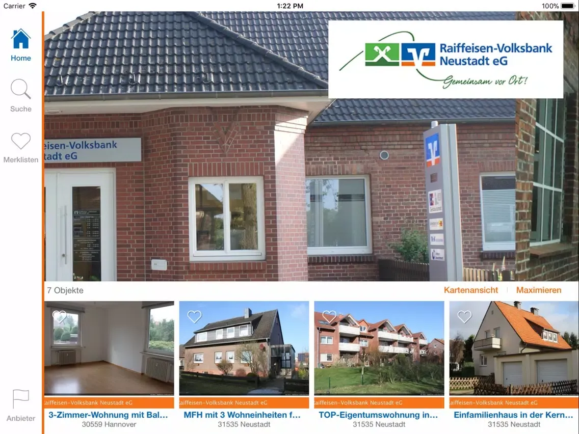 RVB Neustadt Immobilien iPad  Screenshots