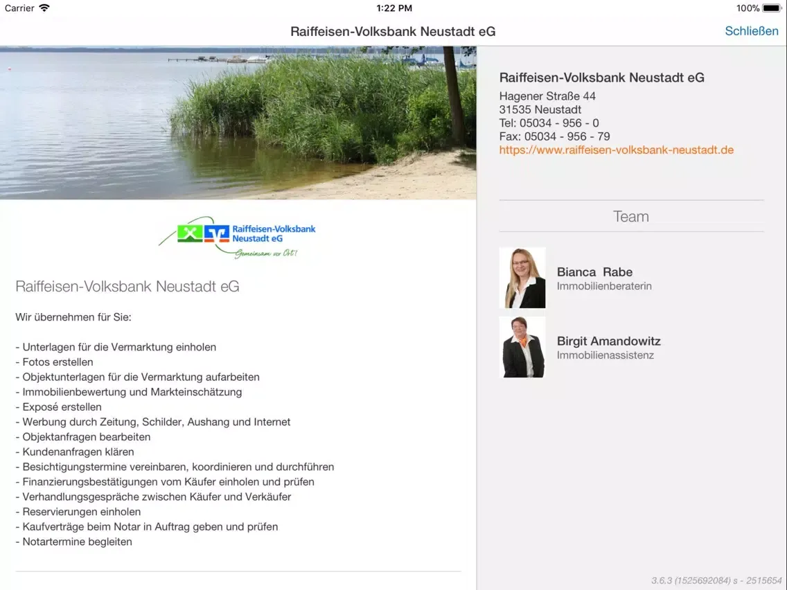 RVB Neustadt Immobilien iPad  Screenshots