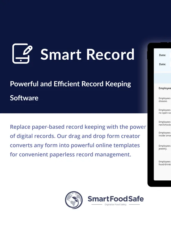 Smart Records iPad  Screenshots