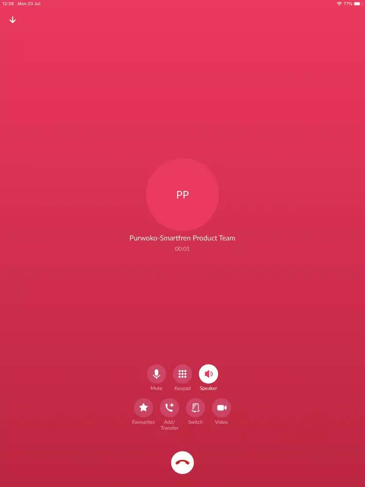 Capturas de pantalla de CloudTalk iPad 