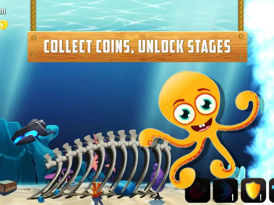 Flappy submarine Traffic Survival iPad 應用截圖