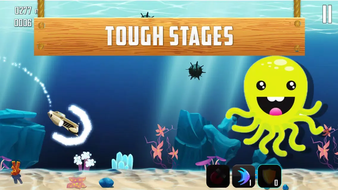 Flappy submarine Traffic Survival應用截圖