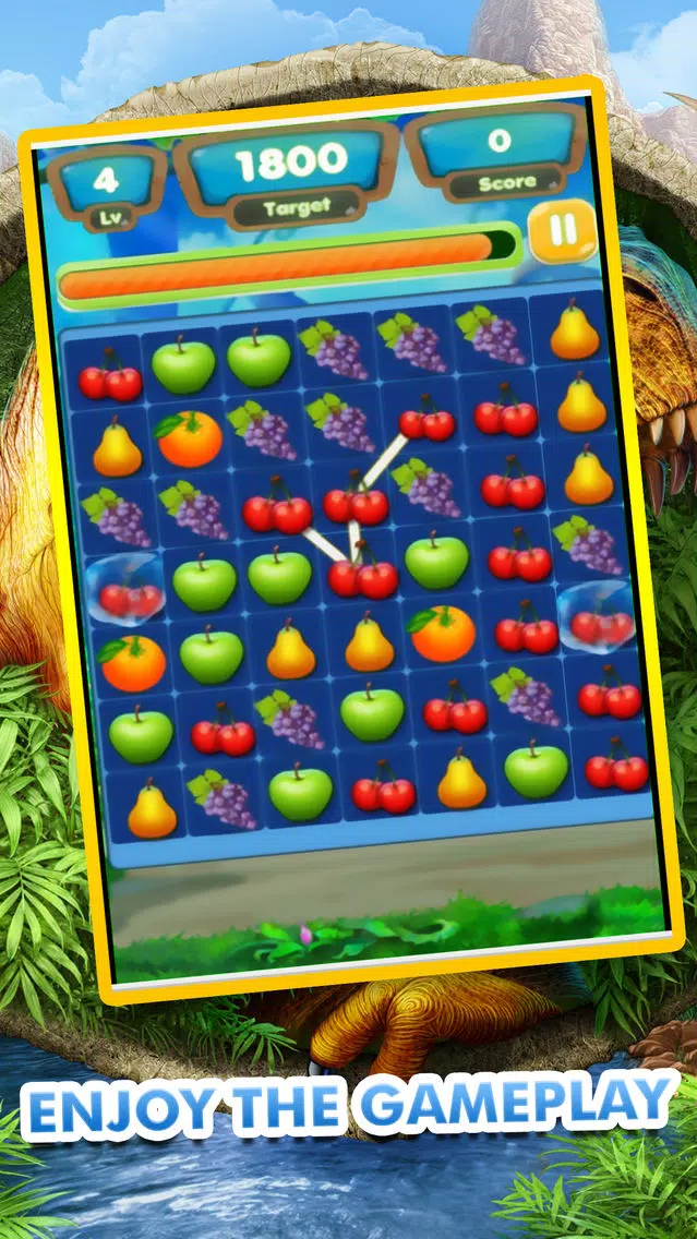 Fruit Crush Link Mania- Drag finger with like Fruits應用截圖