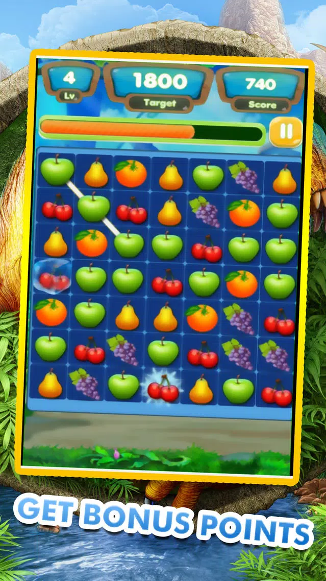 Fruit Crush Link Mania- Drag finger with like Fruits應用截圖