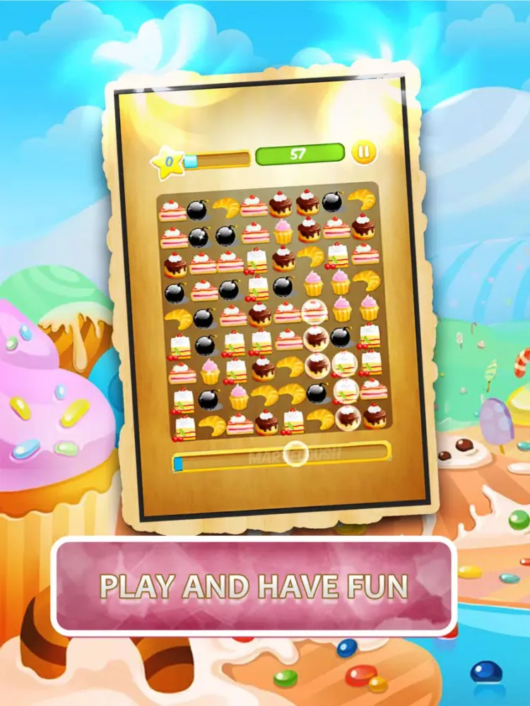تصاویر Pastry Cookies- Match 3 Puzzle Game iPad 