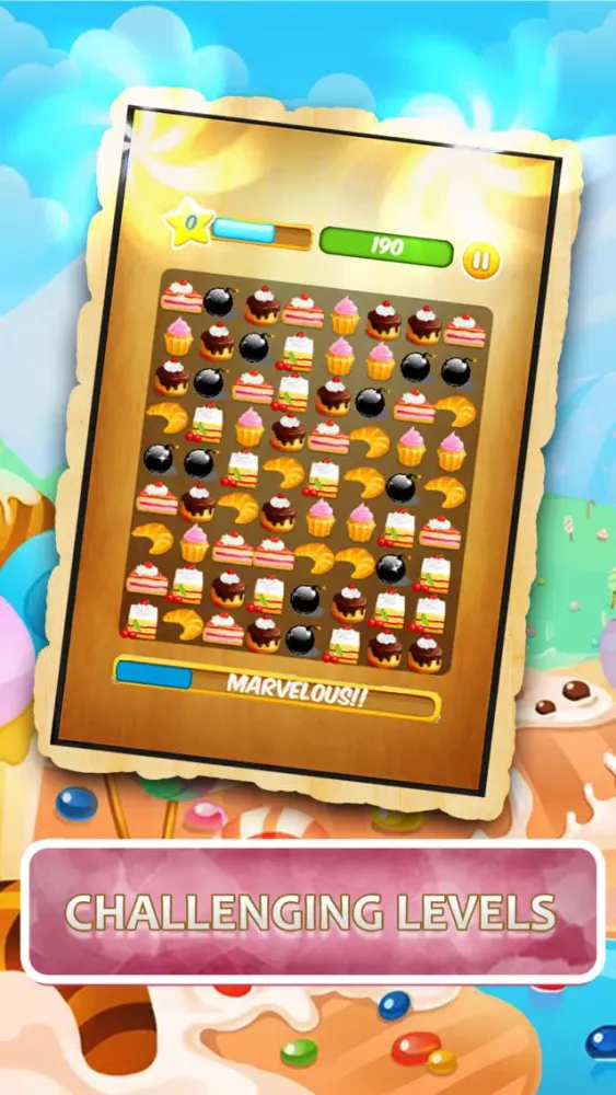 تصاویر Pastry Cookies- Match 3 Puzzle Game