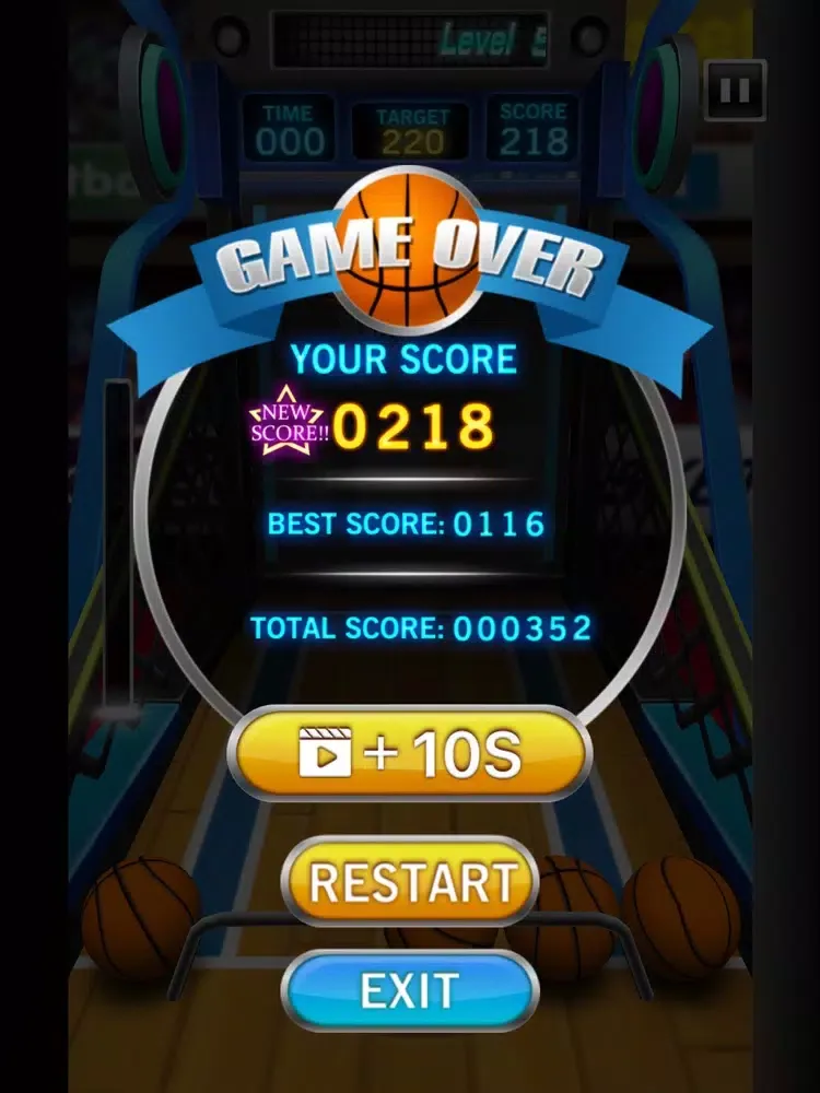Score Stars Pro -Dunk Basket iPad  سکرین شاٹس