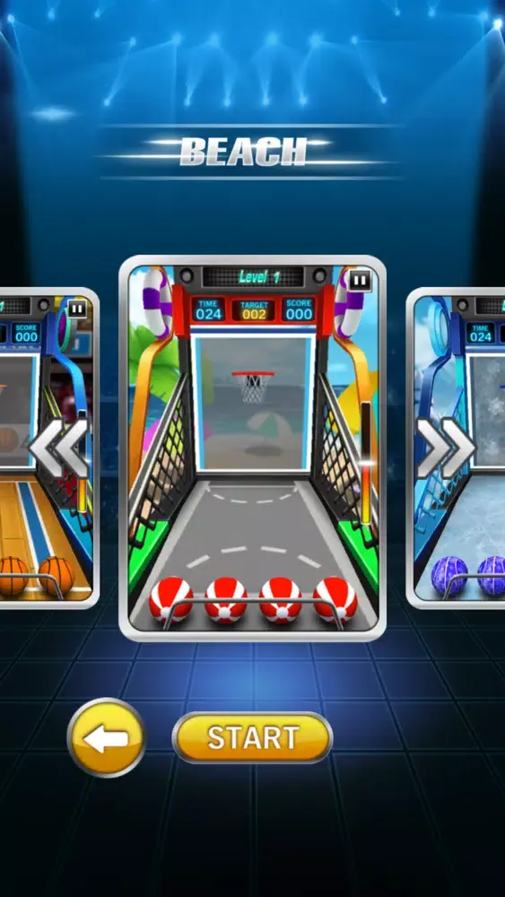 Score Stars Pro -Dunk Basket سکرین شاٹس