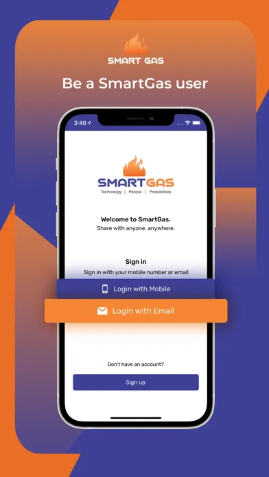 Capturas de tela do SmartGas O&G