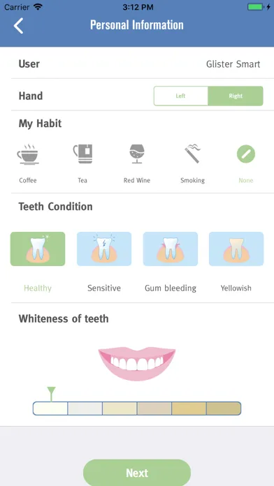 Glister Smart Screenshots