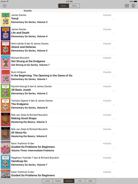 Go Books iPad  Ekran Görüntüleri