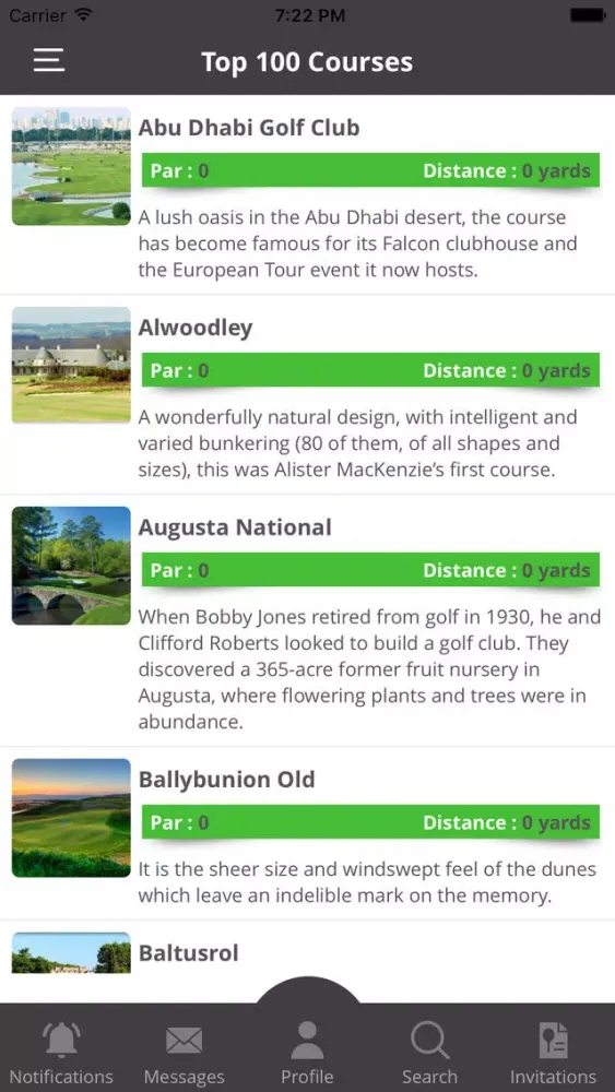 Capturas de pantalla de SmartGolfer