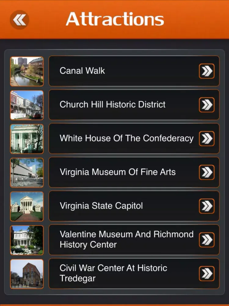 Richmond City Guide iPad  سکرین شاٹس