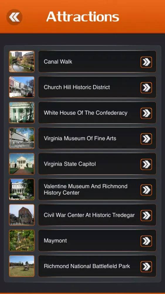 Richmond City Guide سکرین شاٹس