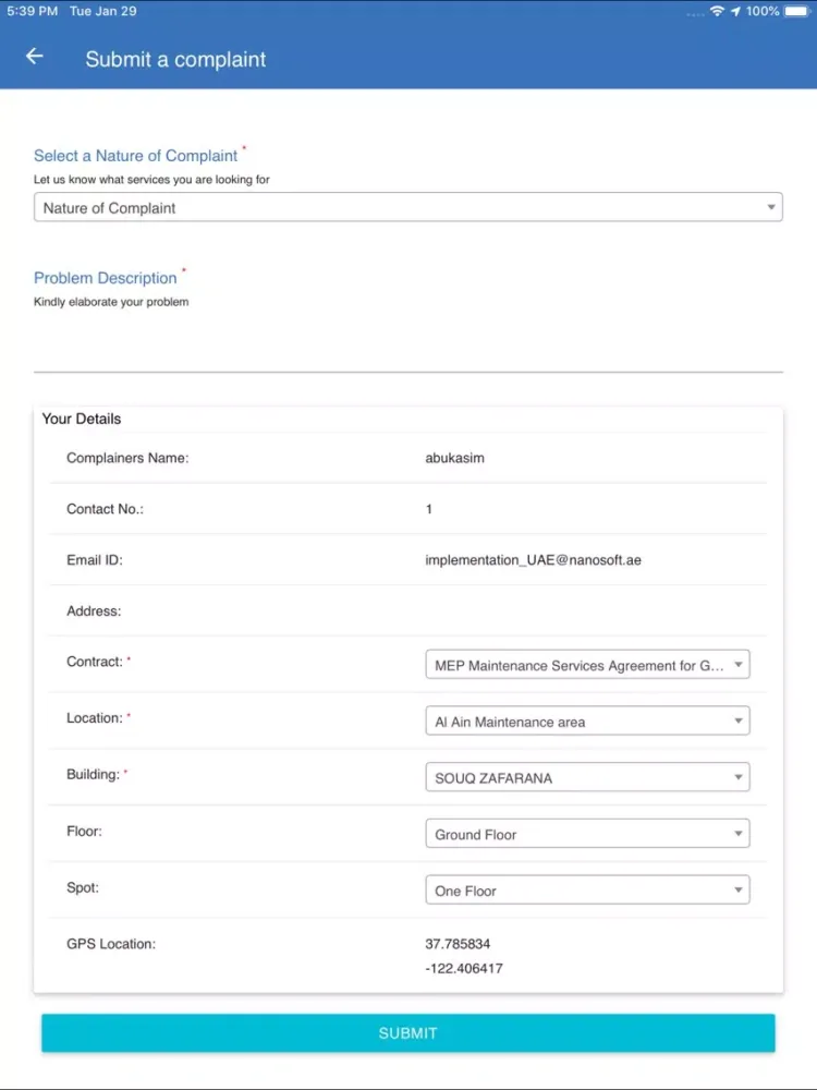UV Smart Helpdesk iPad  Screenshots