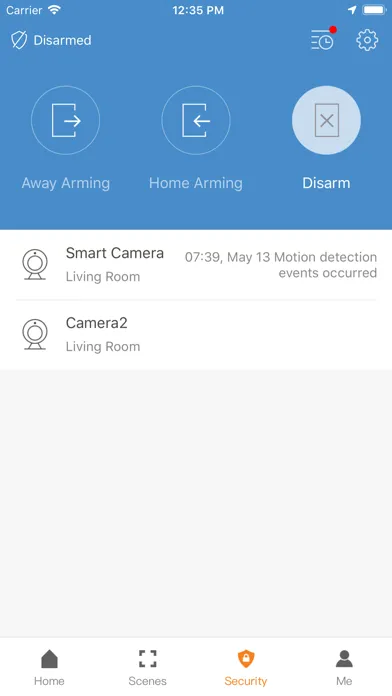 ภาพหน้าจอของ HomeTouch LH