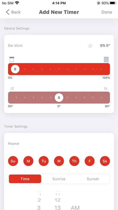 Capturas de tela do Moritz Home Automation