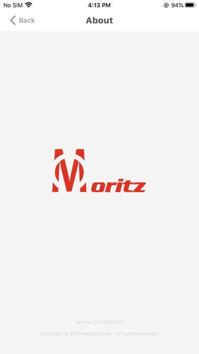 Capturas de tela do Moritz Home Automation