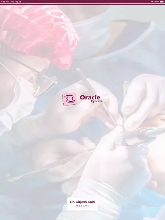 Zrzuty ekranu Oracle Eyecare iPad 