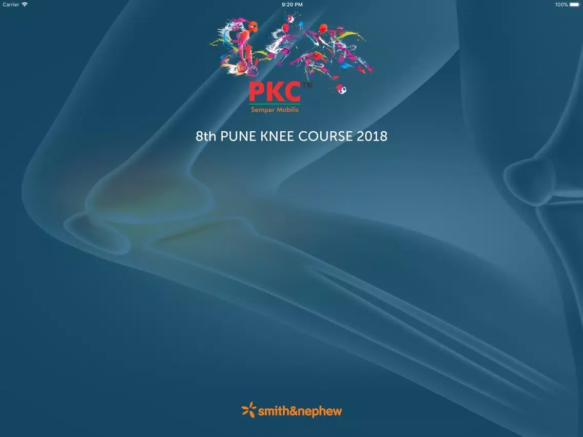Tangkapan layar 8th Pune Knee Course, 2018 iPad 