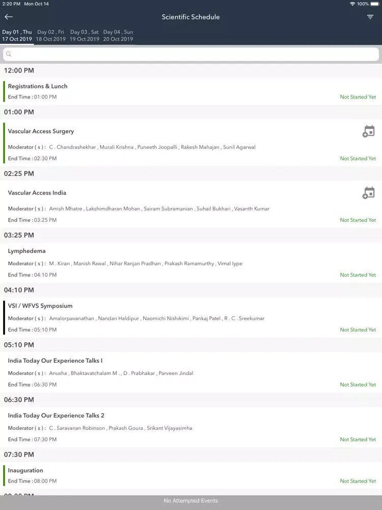 VSICON 2019 iPad  Screenshots