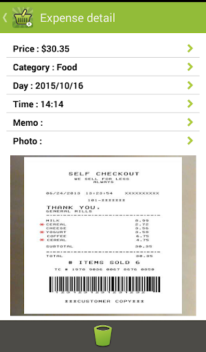 Quick Money Recorder-Budget Screenshots4