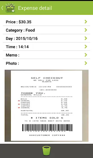 Quick Money Recorder-Budget Screenshots