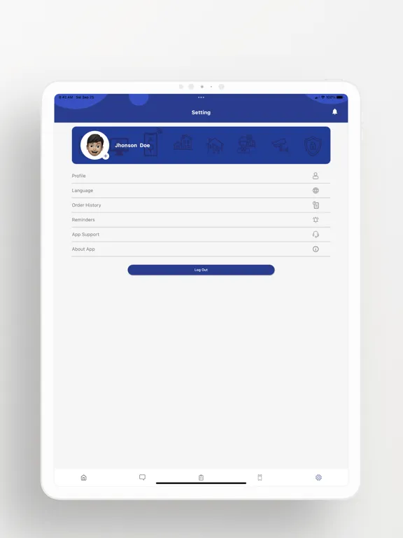 Captures d'écran de SMARTii HomeWatch iPad 
