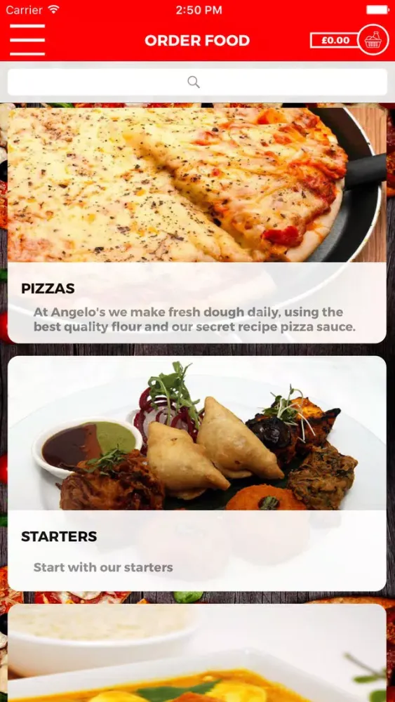 Capturas de tela do ANGELOS PIZZERIA LEEDS