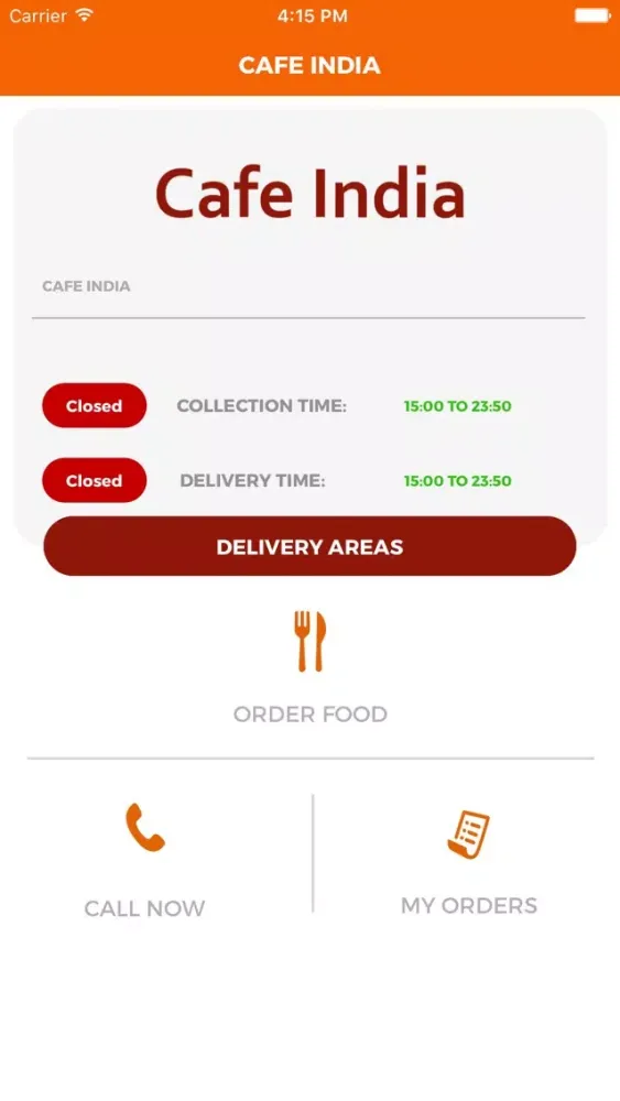 CAFE INDIA MAUCHLINE应用截图