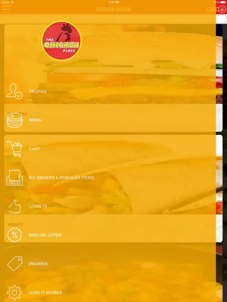 CHICKEN PLACE GLASGOW iPad  Screenshots