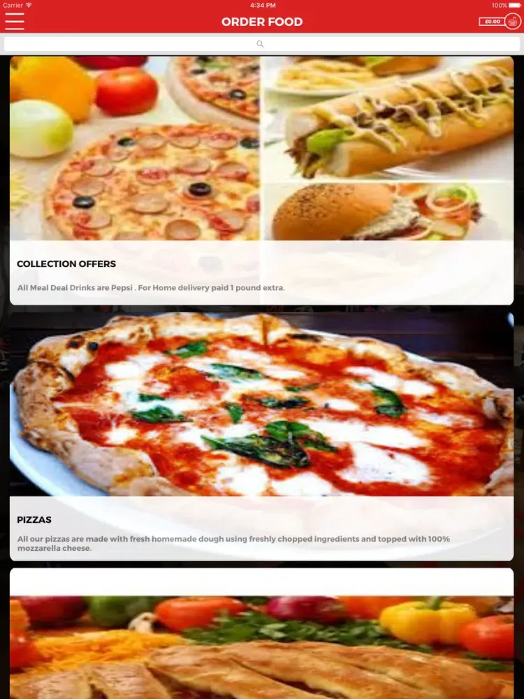 صور DINOS PIZZERIA LEEDS iPad 