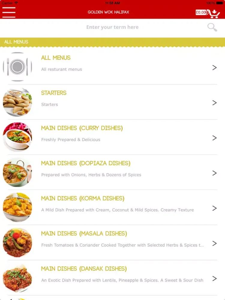 تصاویر GOLDEN WOK HALIFAX iPad 