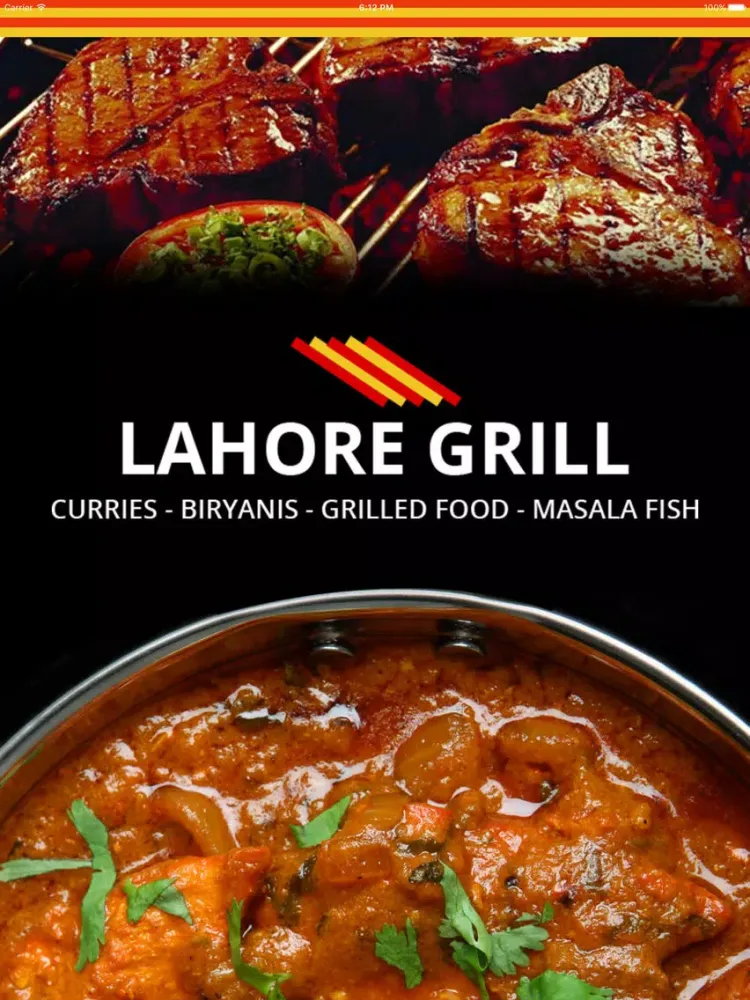 LAHORE GRILL LONDON iPad 应用截图