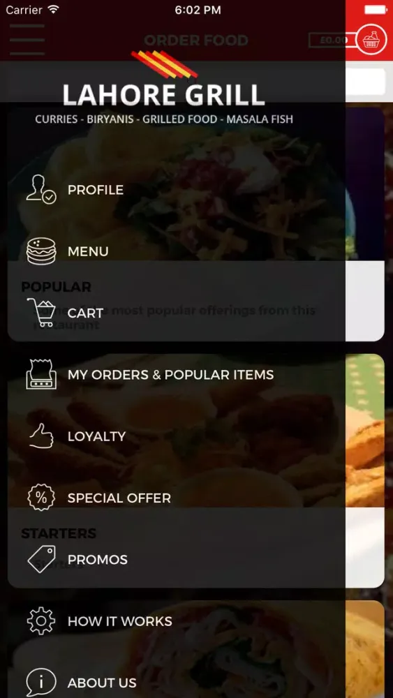 LAHORE GRILL LONDON应用截图