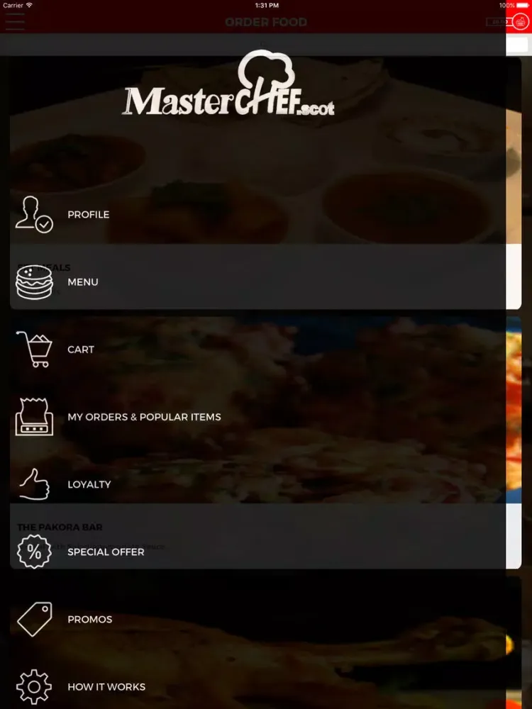 ORIGINAL MASTER CHEF GLASGOW iPad  स्क्रीनशॉट
