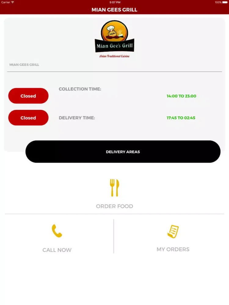 Mian Gees Grill iPad  স্ক্রিনশট