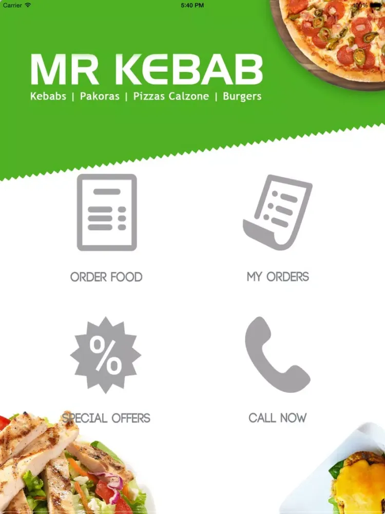 Tangkapan skrin MR KEBAB DUMBARTON iPad 
