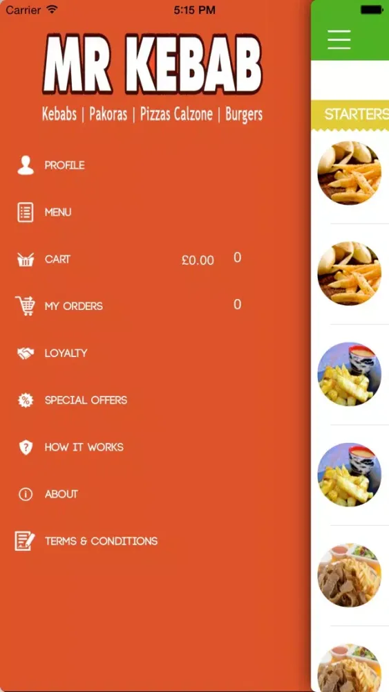 Tangkapan skrin MR KEBAB DUMBARTON