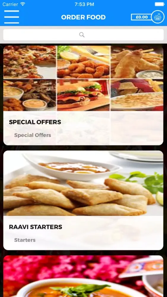 Capturas de pantalla de RAAVI CURRYS AND SWEETS