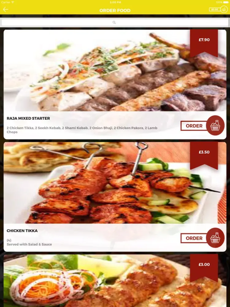 RAJAS DESI GRILL WAKEFIELD iPad 應用截圖