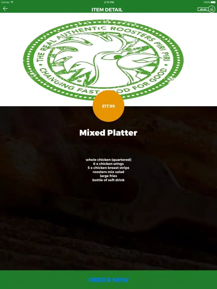 Roosters Piri Piri Tooting iPad  スクリーンショット