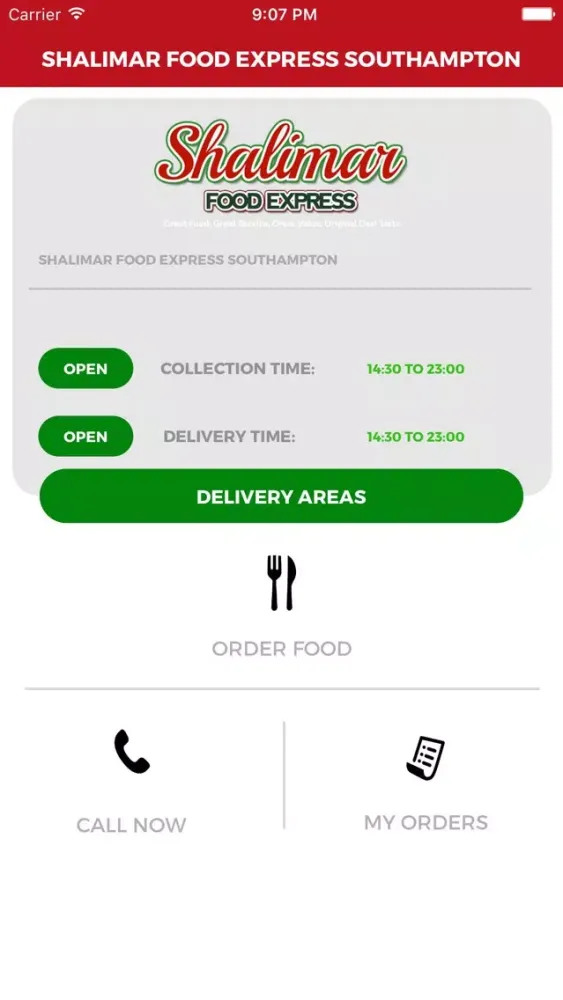 Screenshot di SHALIMAR FOOD EXPRESS SOUTHAMPTON