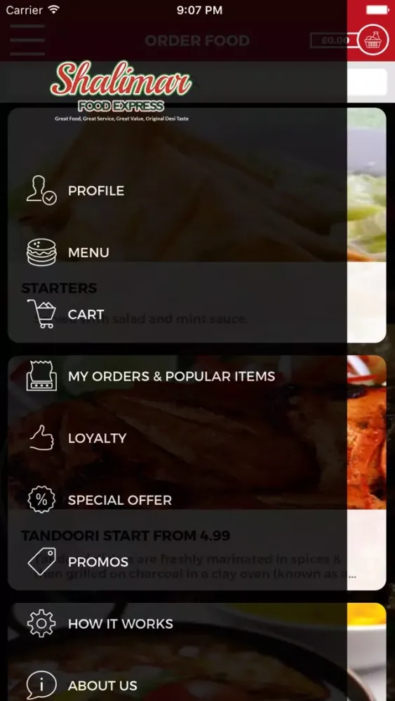Screenshot di SHALIMAR FOOD EXPRESS SOUTHAMPTON