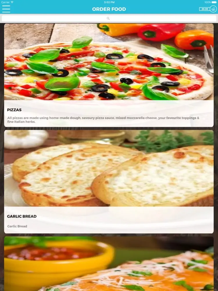 SKY PIZZA BAR LEEDS iPad  स्क्रीनशॉट