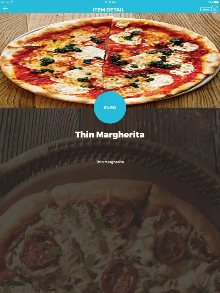 SKY PIZZA BAR LEEDS iPad  स्क्रीनशॉट