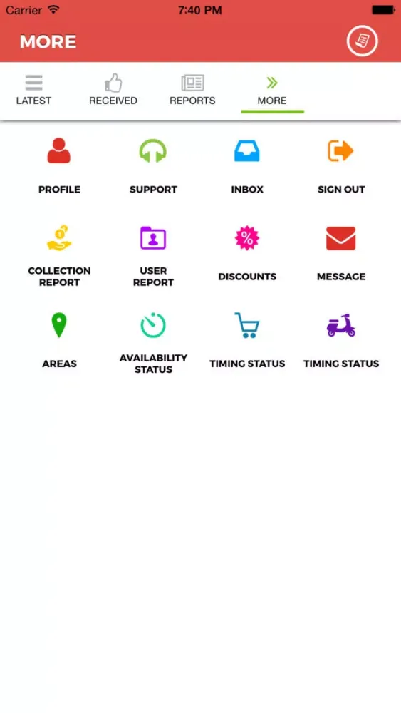 Capturas de pantalla de Smart TakeAway Admin
