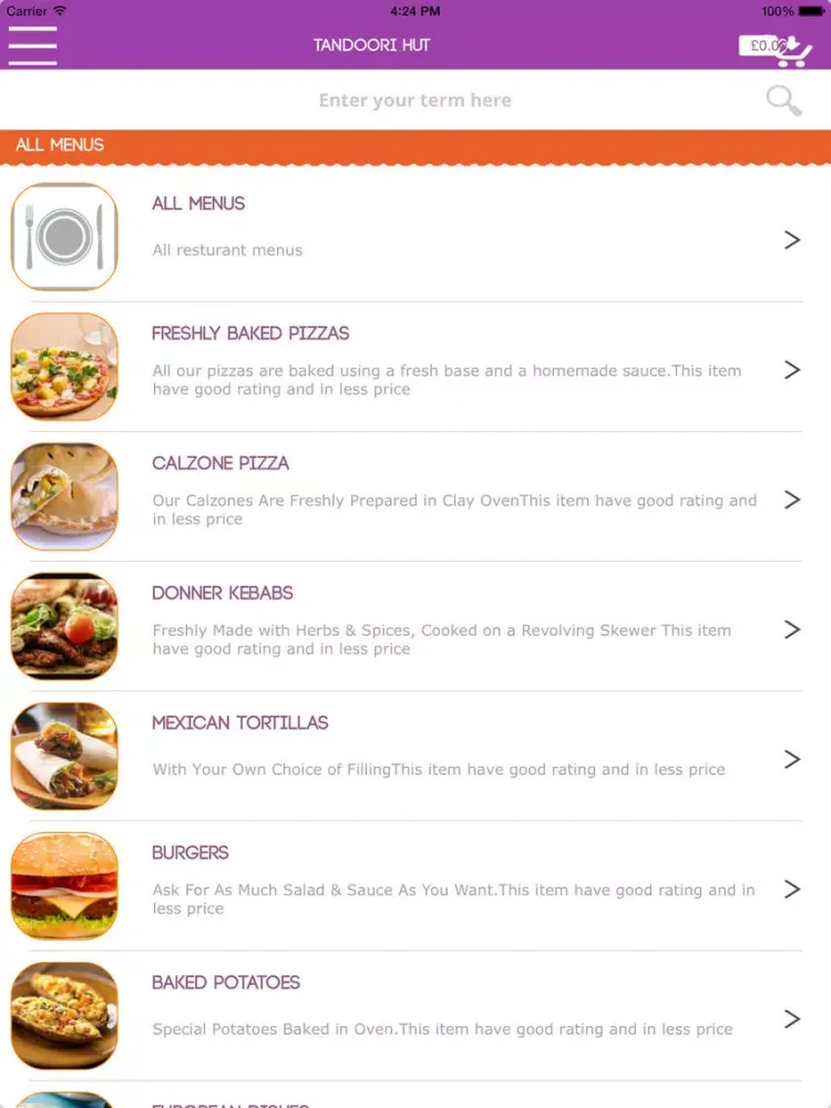 TANDOORI HUT HAMILTON iPad  স্ক্রিনশট